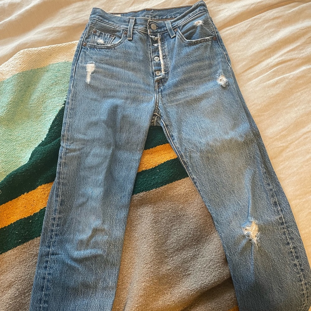 Barely worn 501 Levi's
